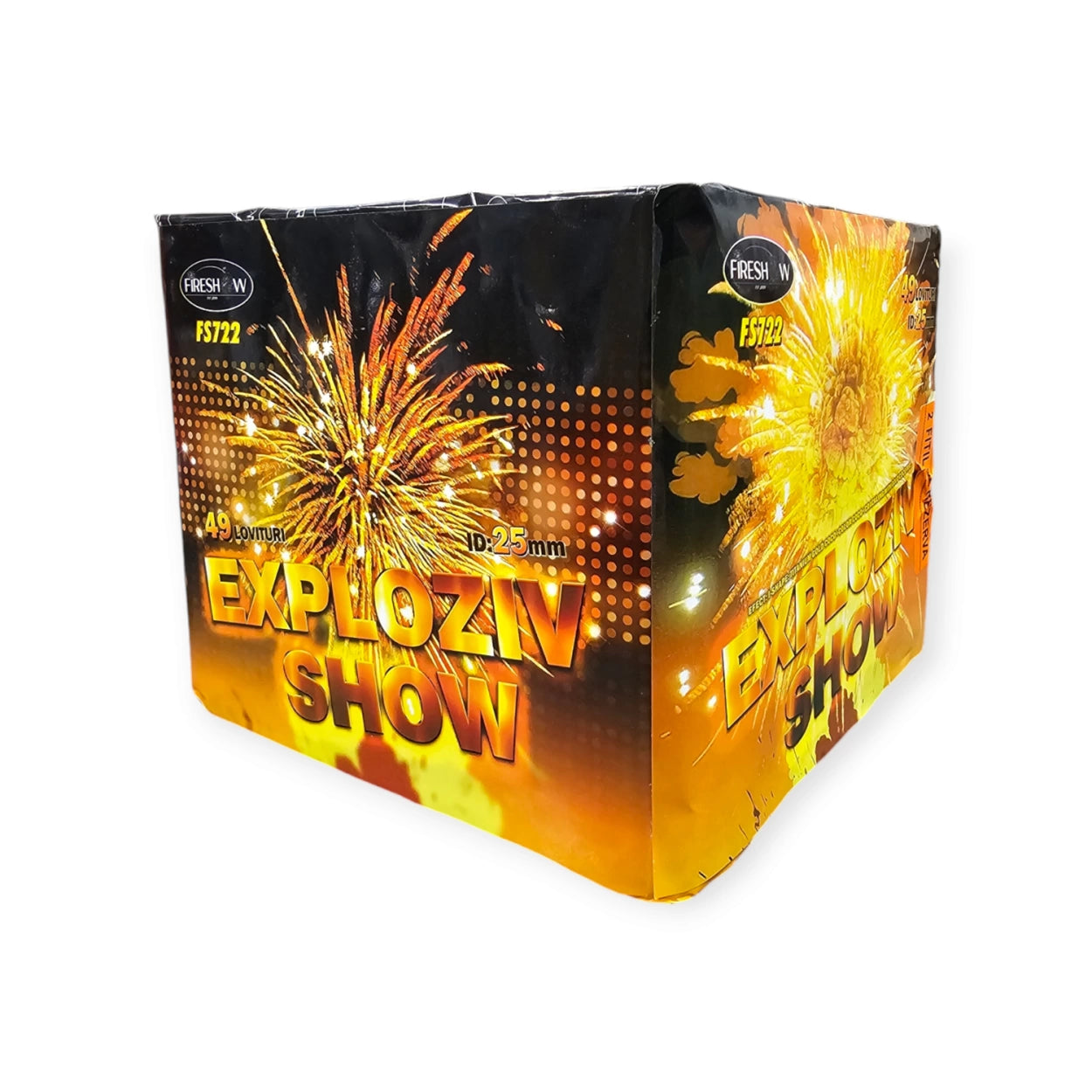 Combinatie de Comete Exploziv Show, 49 Focuri, Calibru 25 Mm, Categorie T1