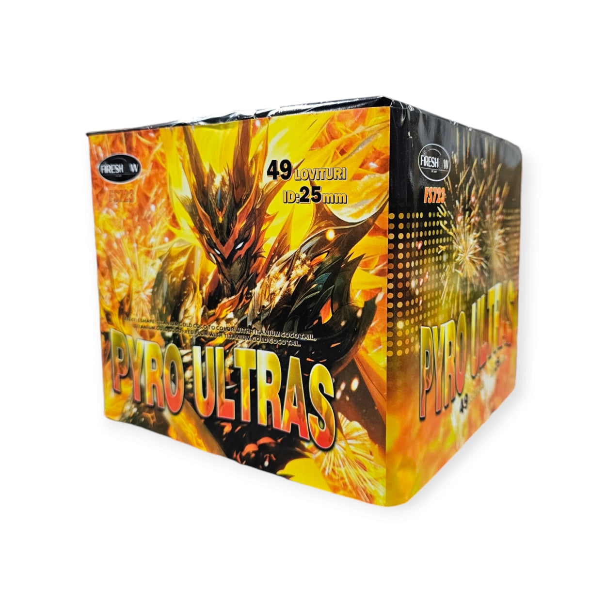 Combinatie de Comete Pyro Ultras, 49 Focuri, Calibru 25 Mm, Categorie T1