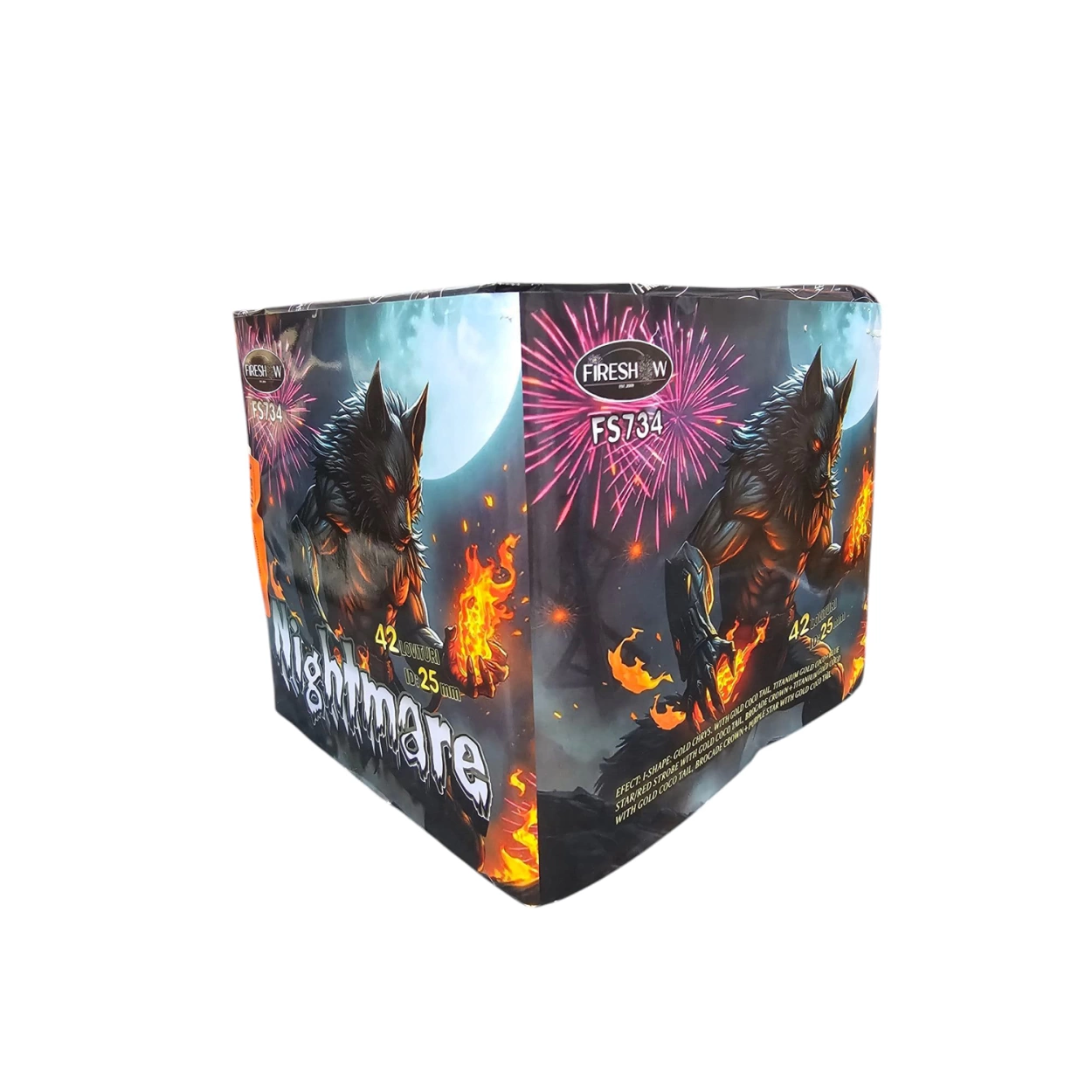 Combinatie de Comete Nightmare, 42 Focuri, Calibru 25 Mm, Categorie T1